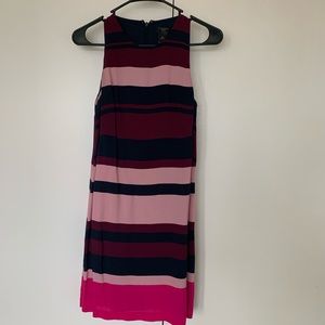 Ann Taylor Striped Dress 0P